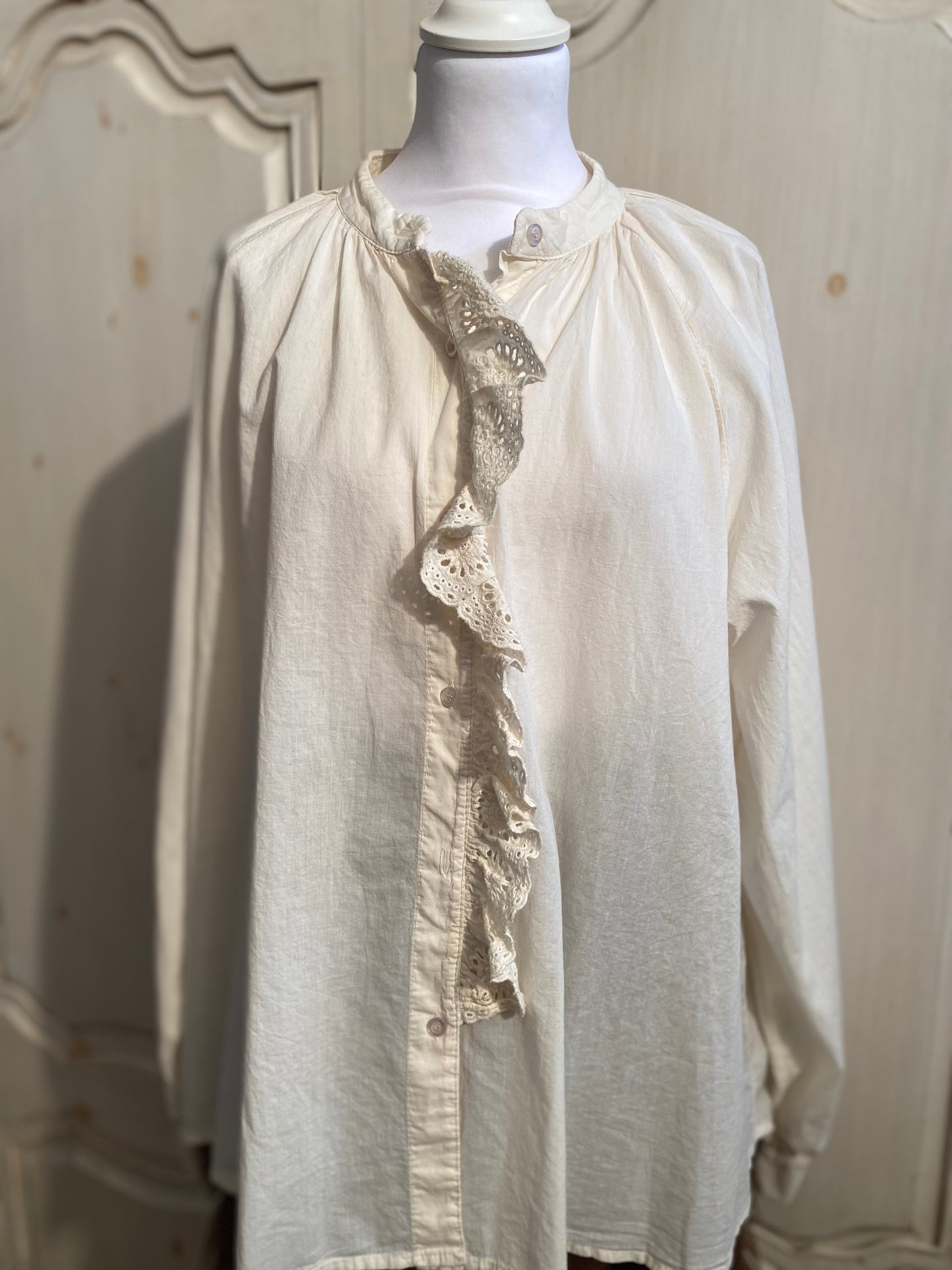 Blouse Clara creme convient du 40 au 48