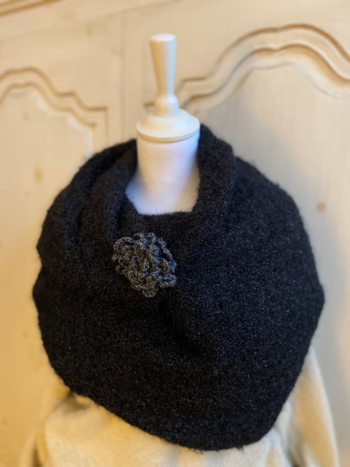 Snood noir Héloïse